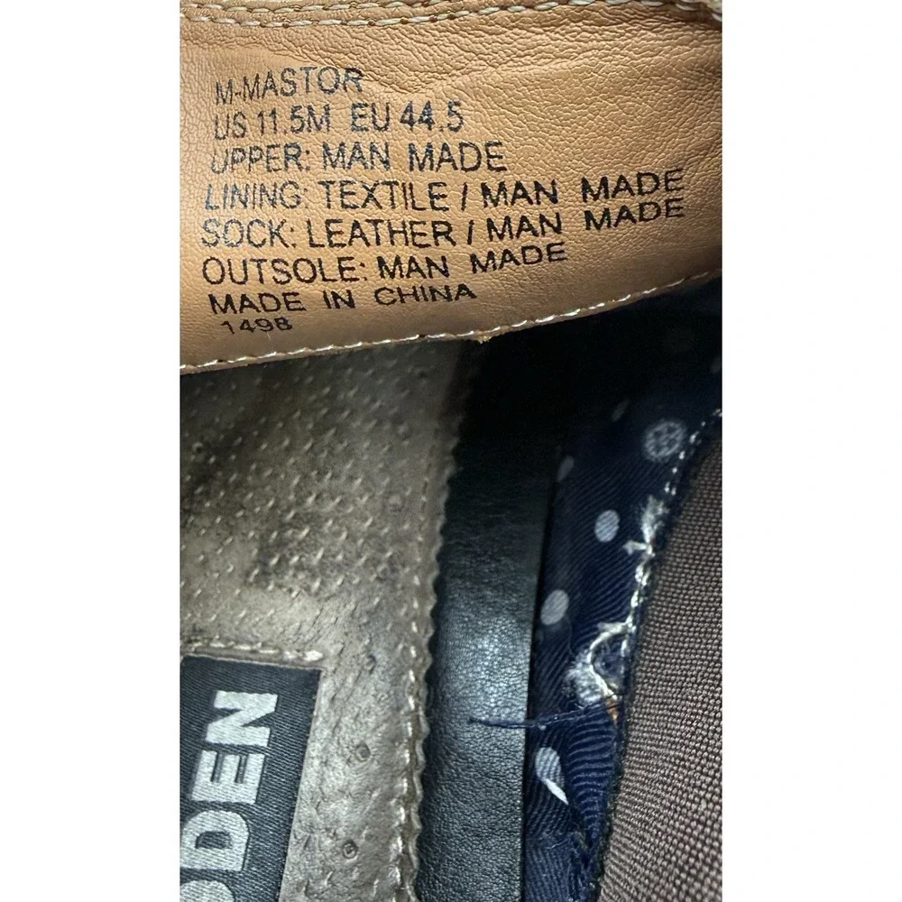Steve Madden M‎ Master Mens 11.5 Brown Chelsea Boots Pull On Ankle